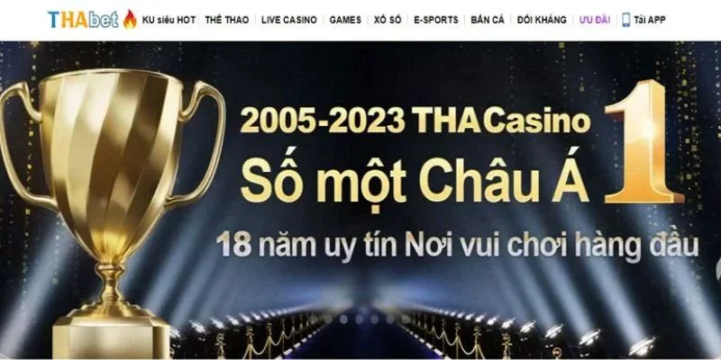 Uy tín luôn là giá trị nổi bật của nhà cái cược Tha Bet.